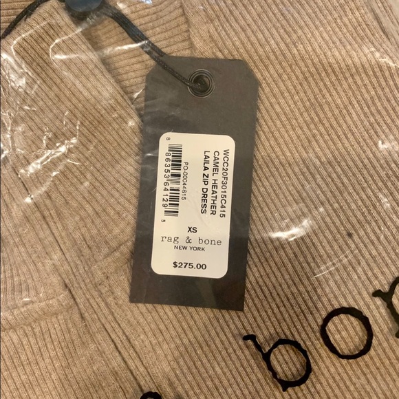 Rag & Bone Laila Zip Midi Dress. - Picture 9 of 10